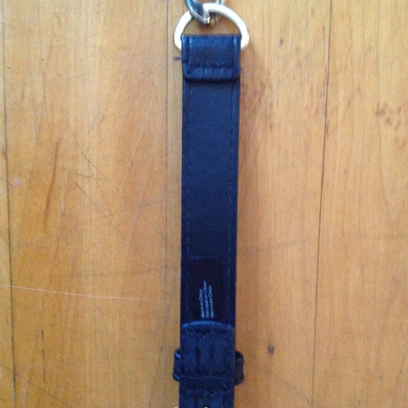 Gold Tone Chain Link Belt Leather Metal Buckle 38\